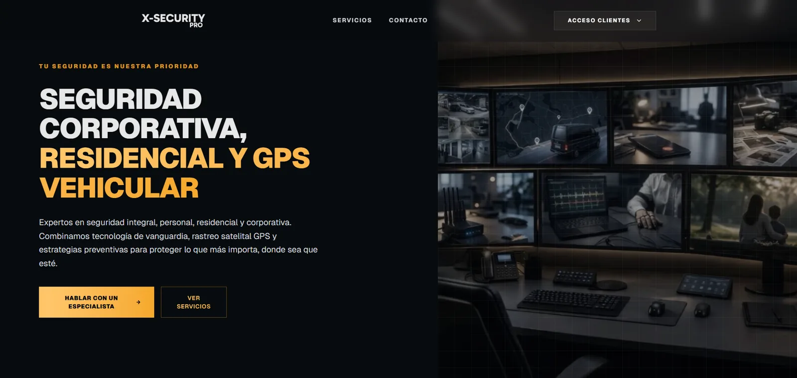 Captura del sitio X-Security Pro